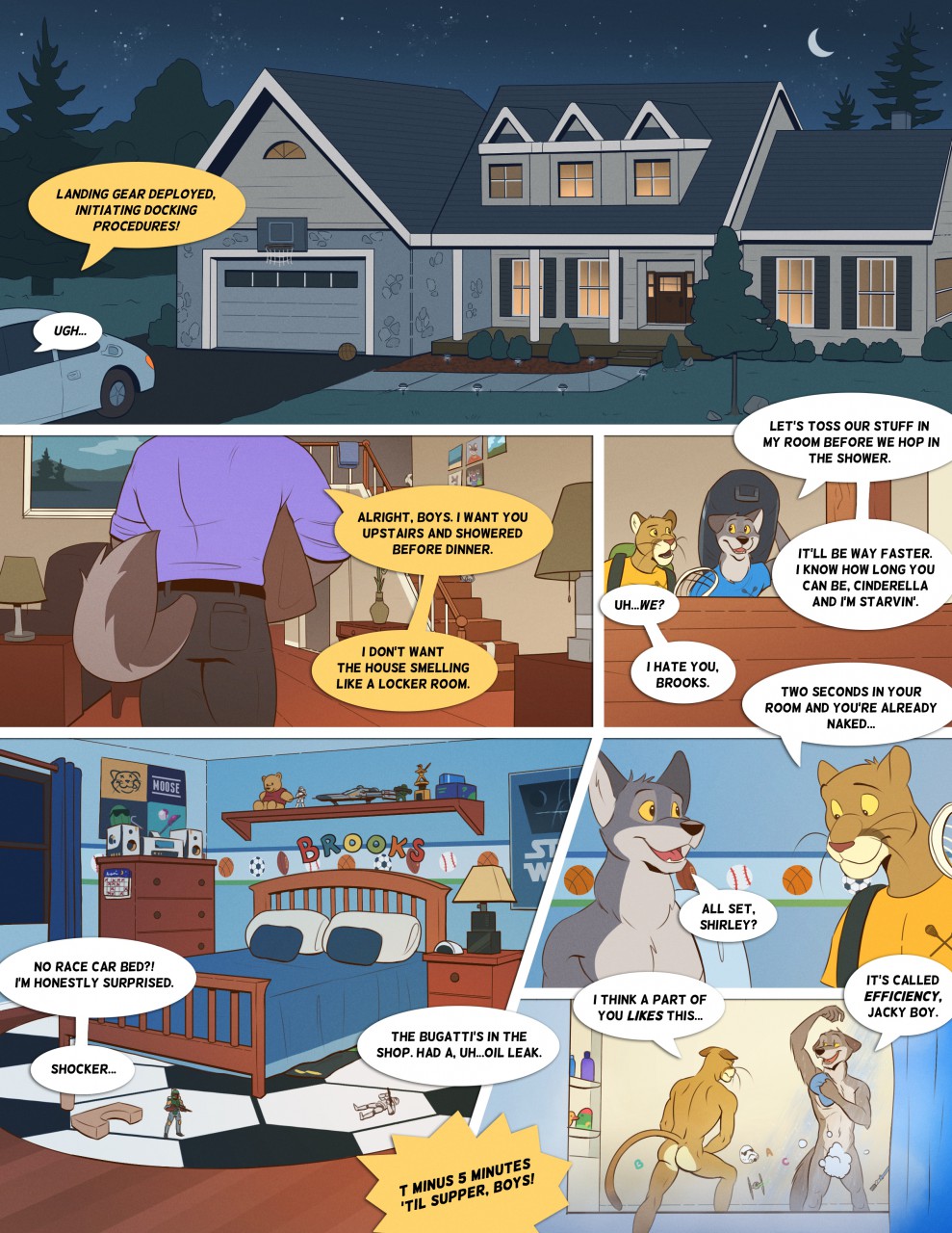 Boy's Night In page 3 full