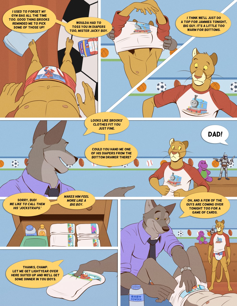 Boy's Night In page 5 full