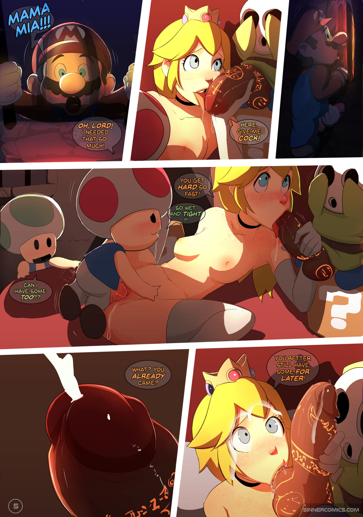 Princess Peach page 6 full