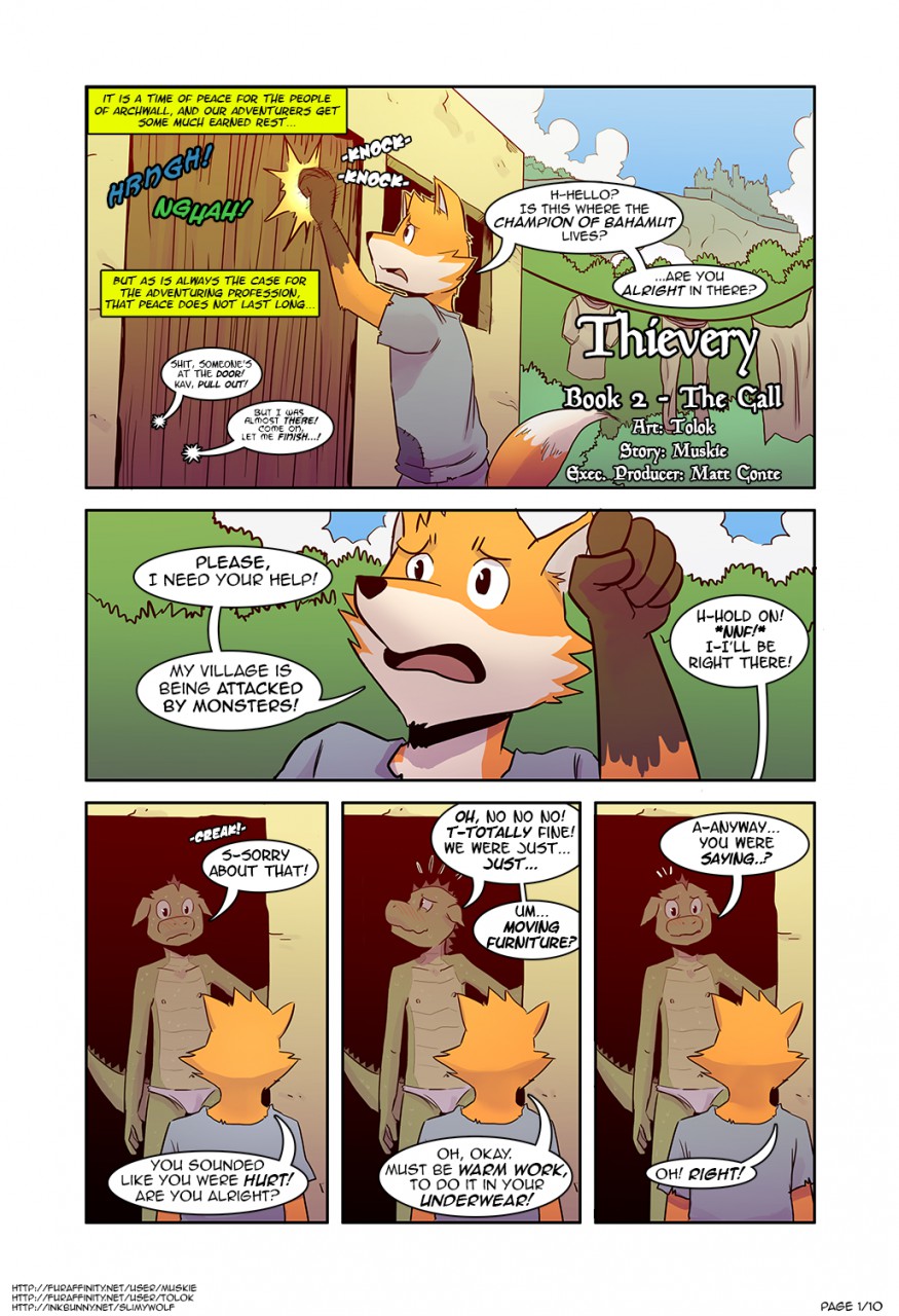 Thievery - Book 2, Part 1: The Call page 1 full