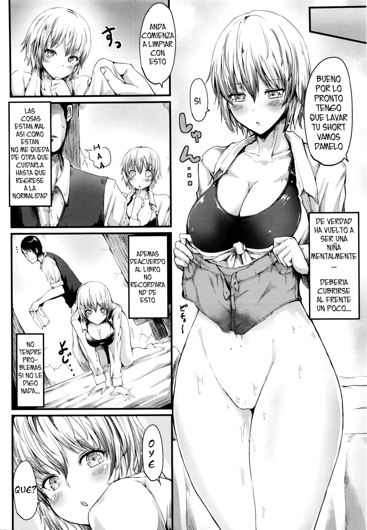 Kyoubou Onna mo Kodomo no Koro wa Kawaikatta | Esta chica salvaje tambien era linda cuando era niña page 6 full