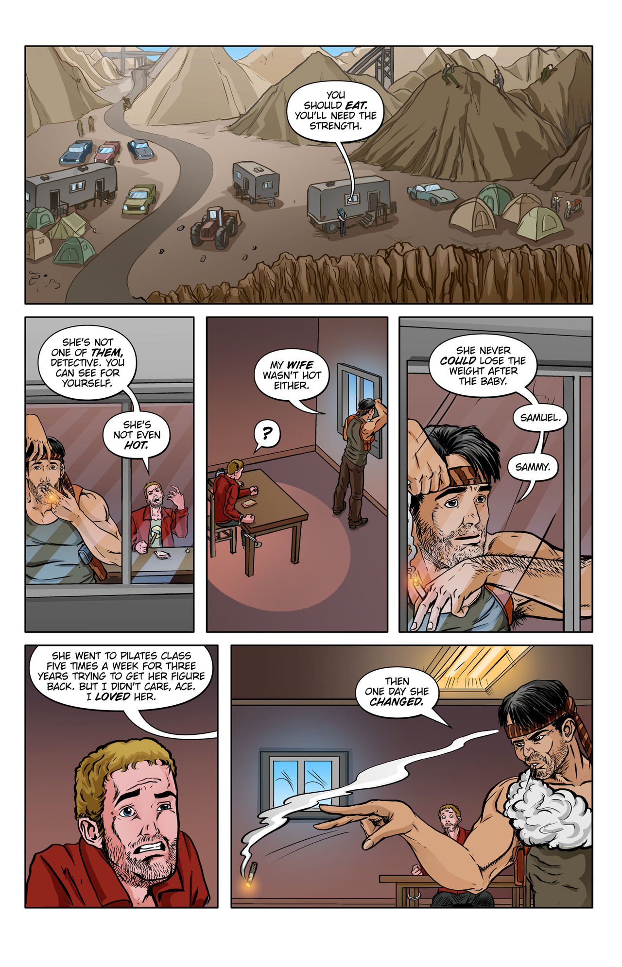 Lesbian Zombies From Outer Space #5 page 1 full