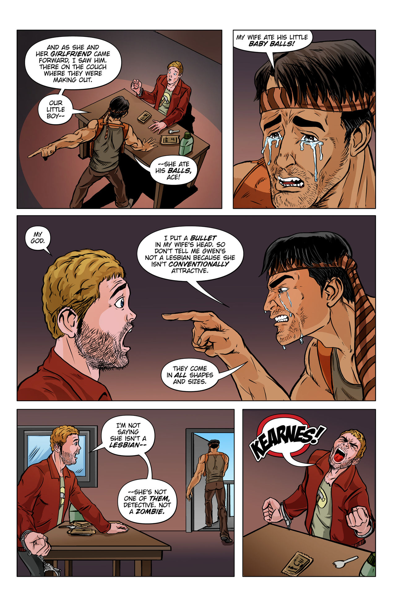 Lesbian Zombies From Outer Space #5 page 3 full