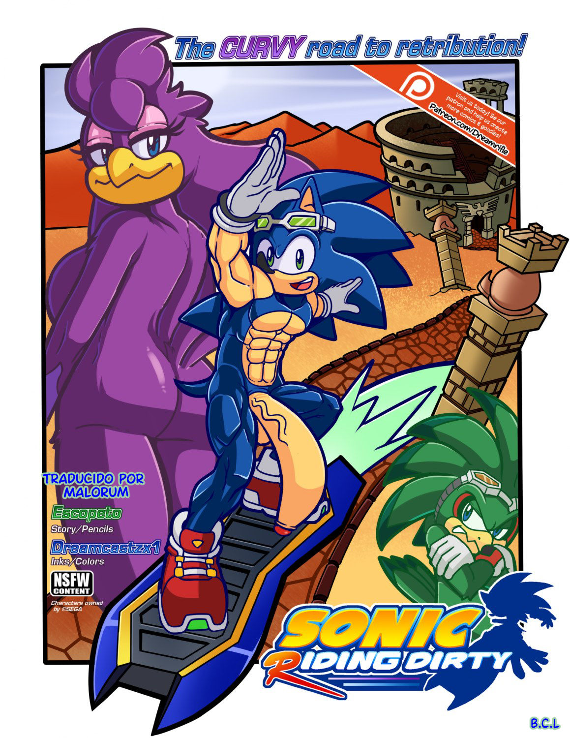 Sonic Riding Dirty page 1 full