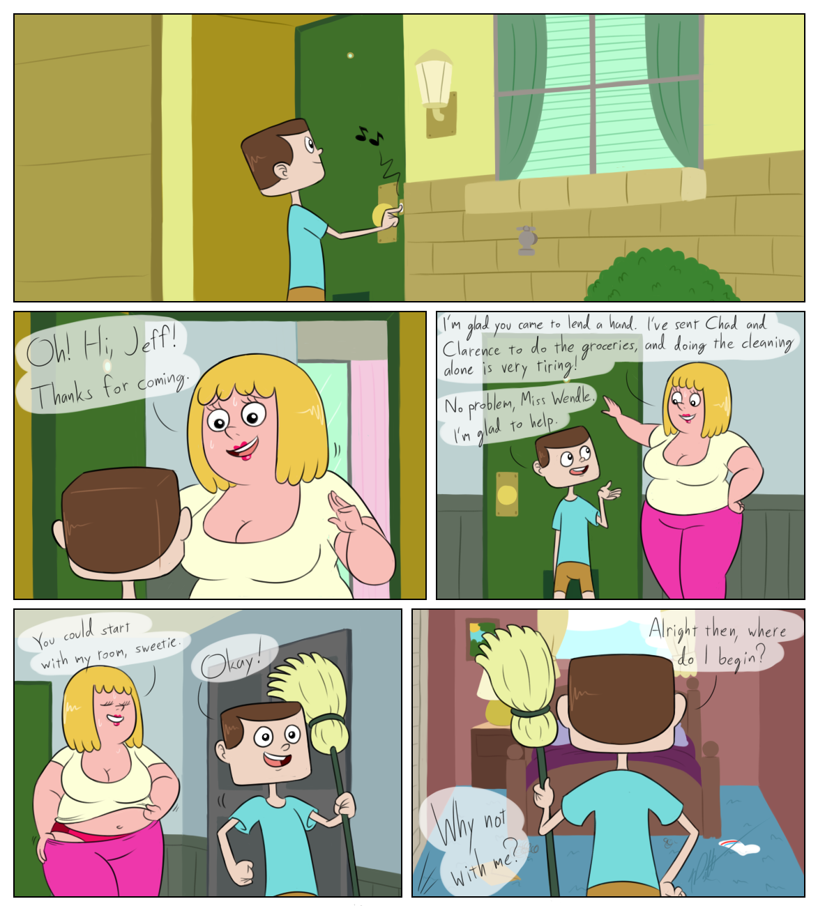 Clarence - Dirty Cleaning page 1 full