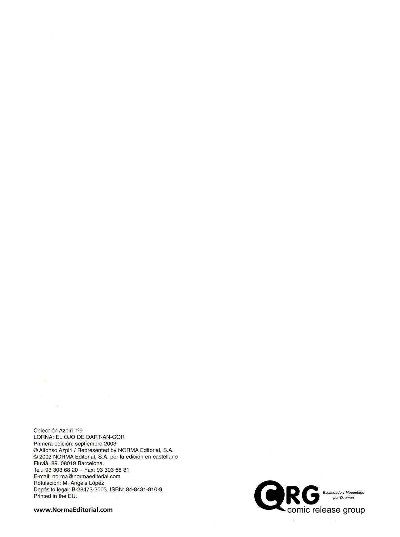 Lorna: El Ojo de Dart-An-Gor page 3 full