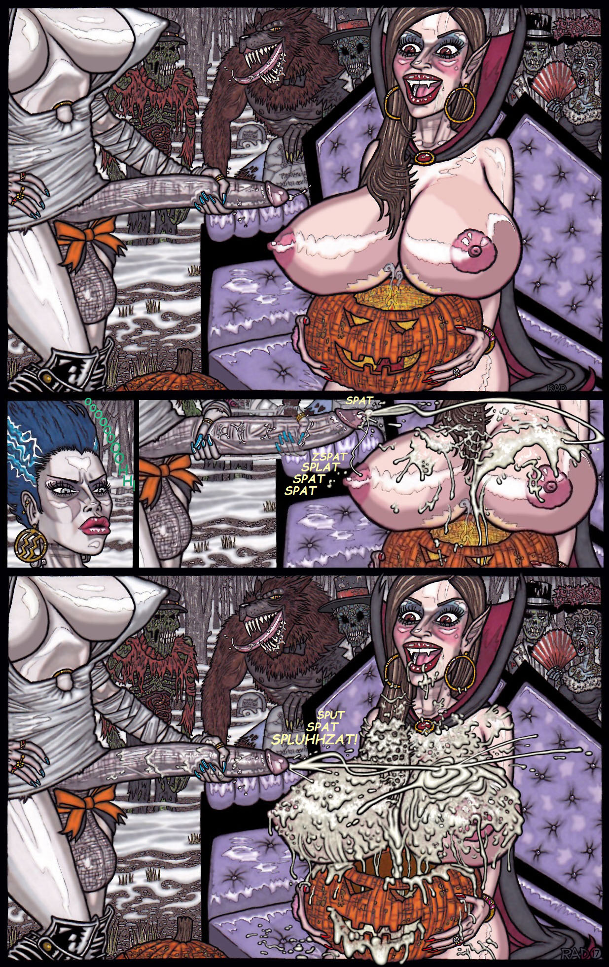 Halloween Hangout with Futa Bride page 3 full