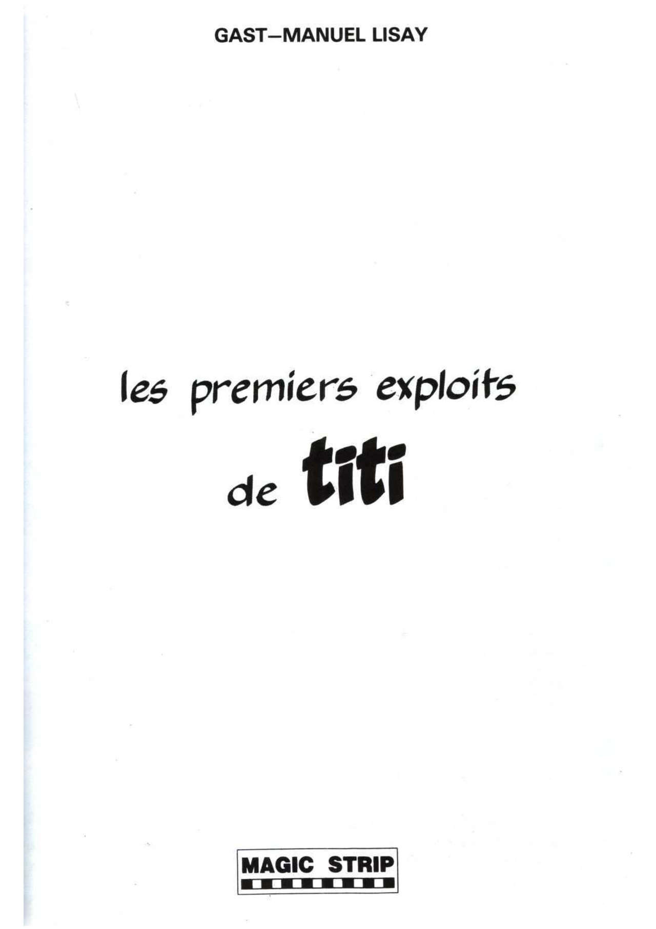 Les premiers exploits de Titi page 2 full