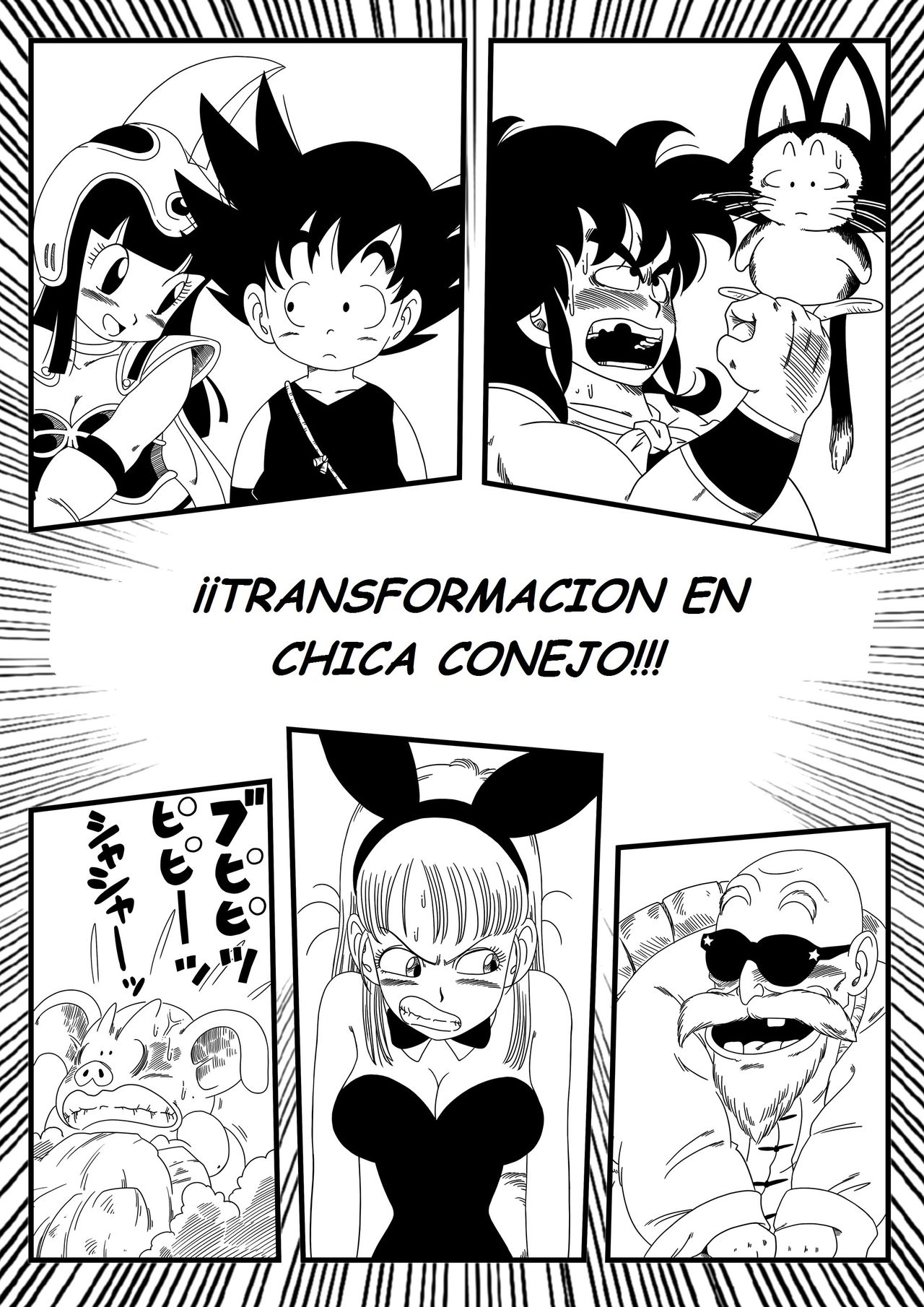 Bunny Girl Transformation | Transformacion en Chica Conejo page 3 full