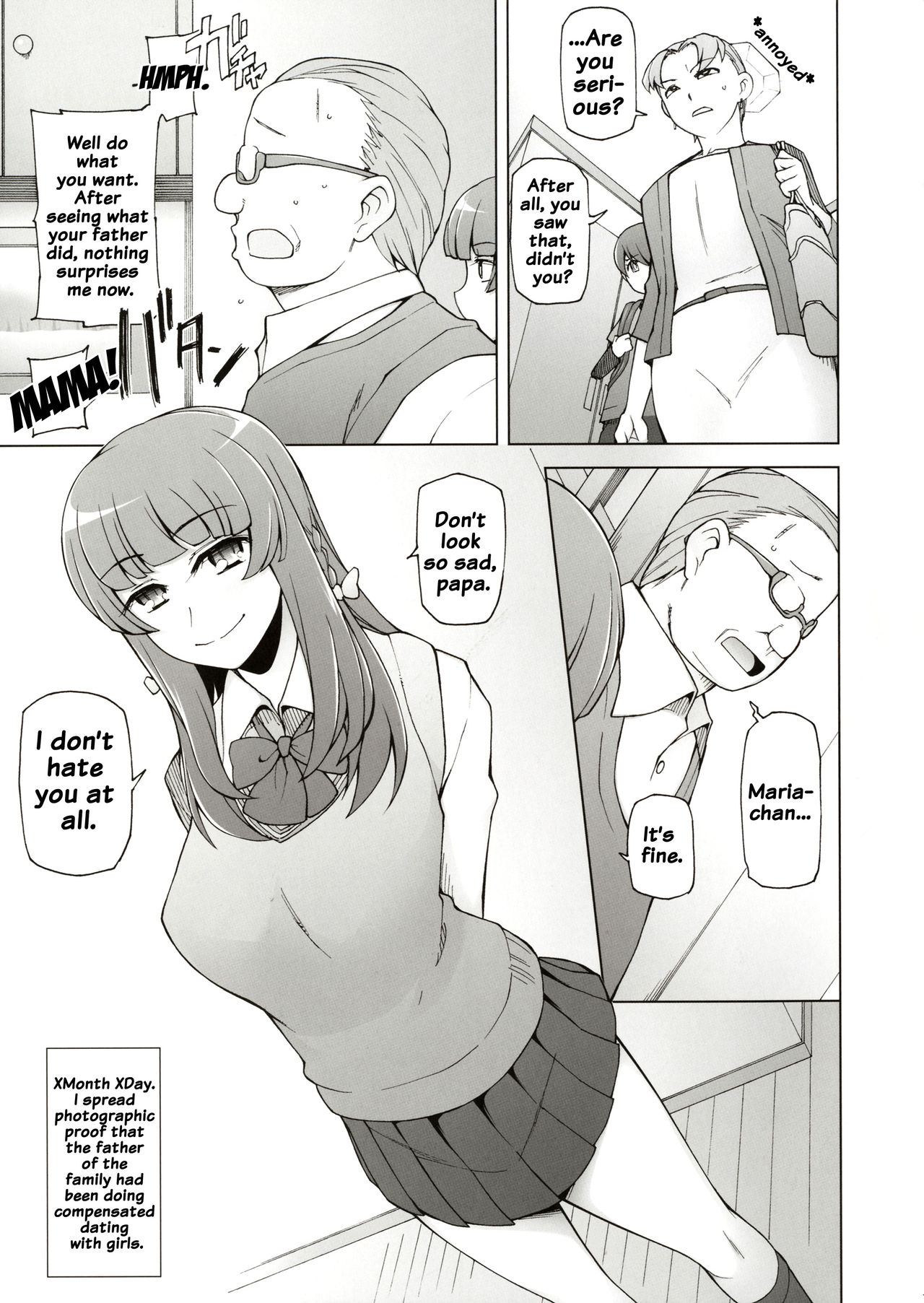 Lustful Flowers 2 Chichi to Aishiatta Yoru ni, Kemono-domo wa Tsudou. page 6 full