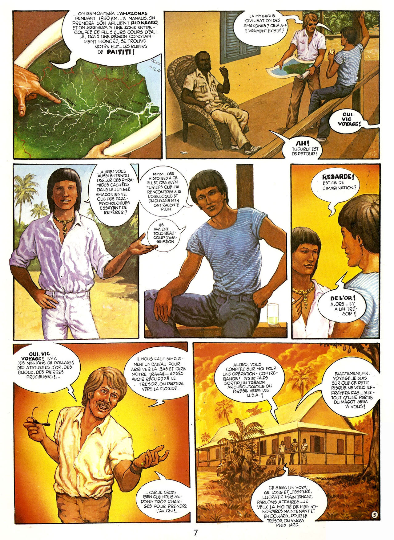 Les Aventures de Vic Voyage 01 - Trésor de Paititi page 7 full