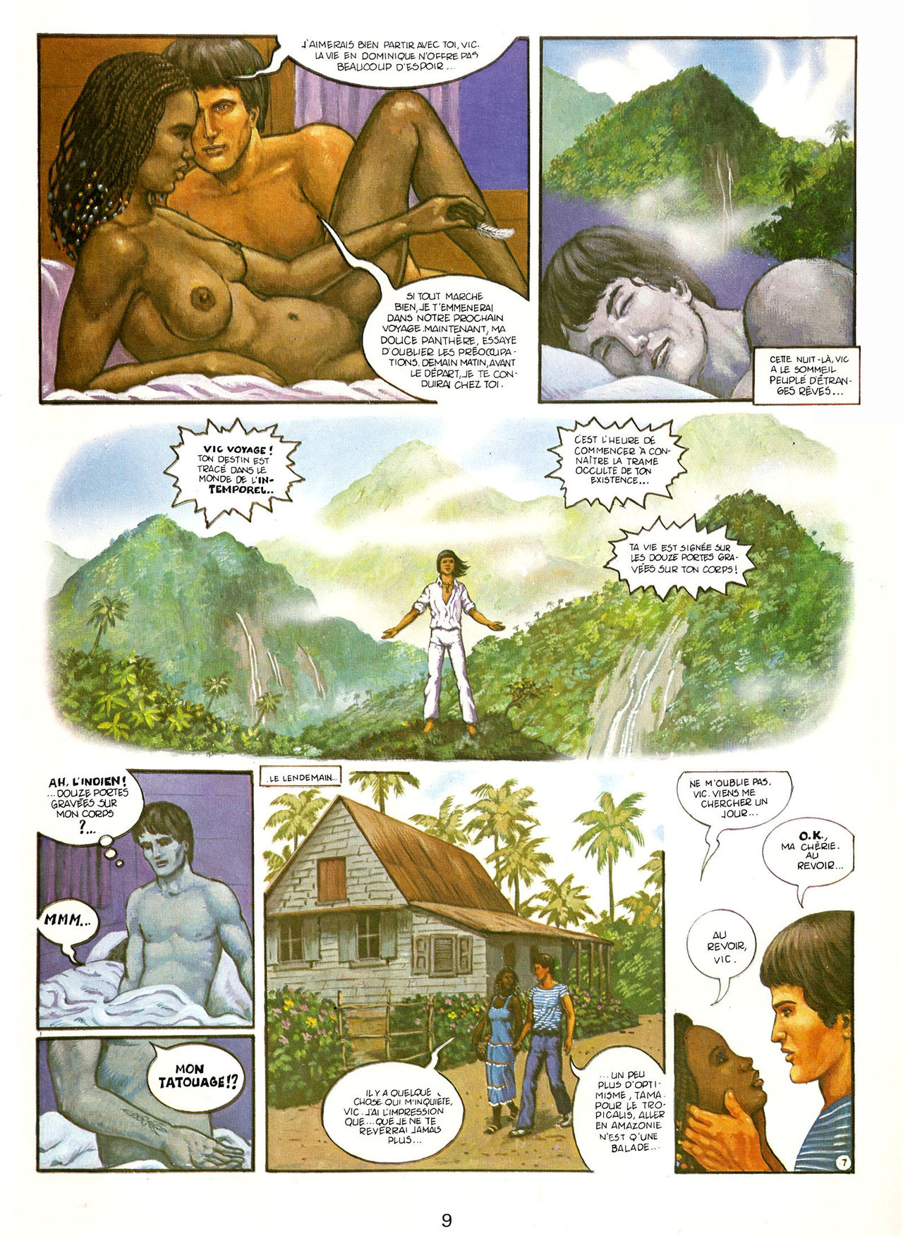 Les Aventures de Vic Voyage 01 - Trésor de Paititi page 9 full