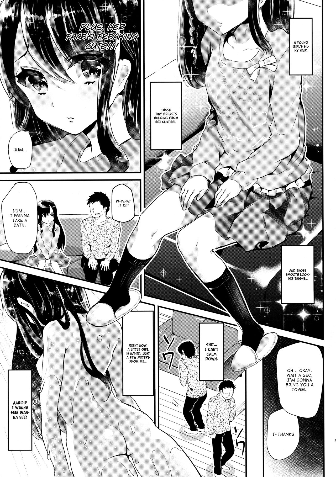 Lolicon to JS ga Futari de Otomari Shitara... | When A Grade Schooler & A Pedo Stay The Night page 6 full