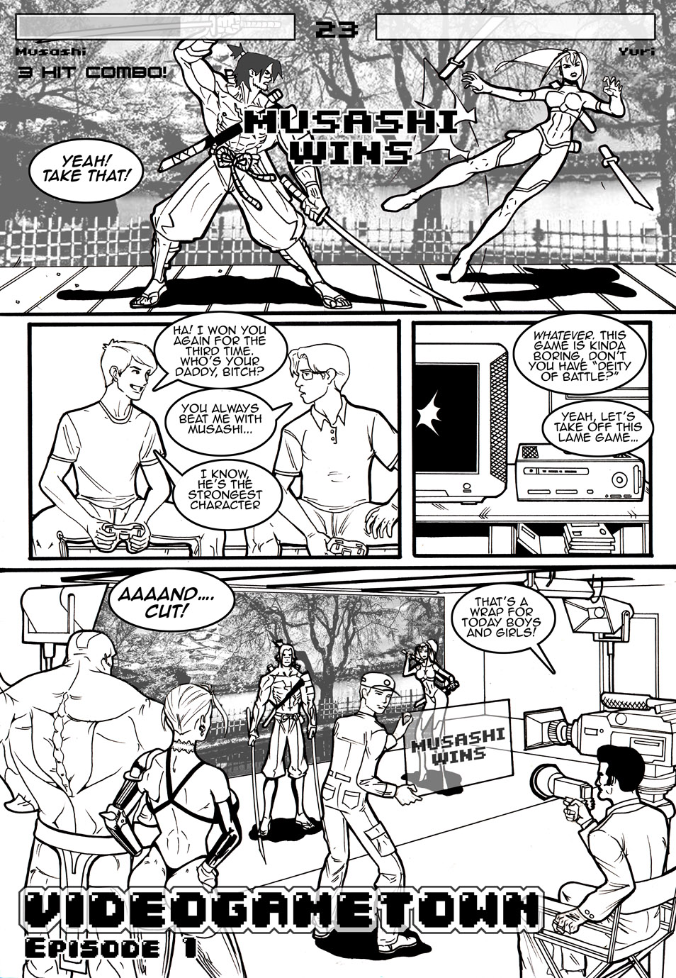 Videogame Town page 1 full