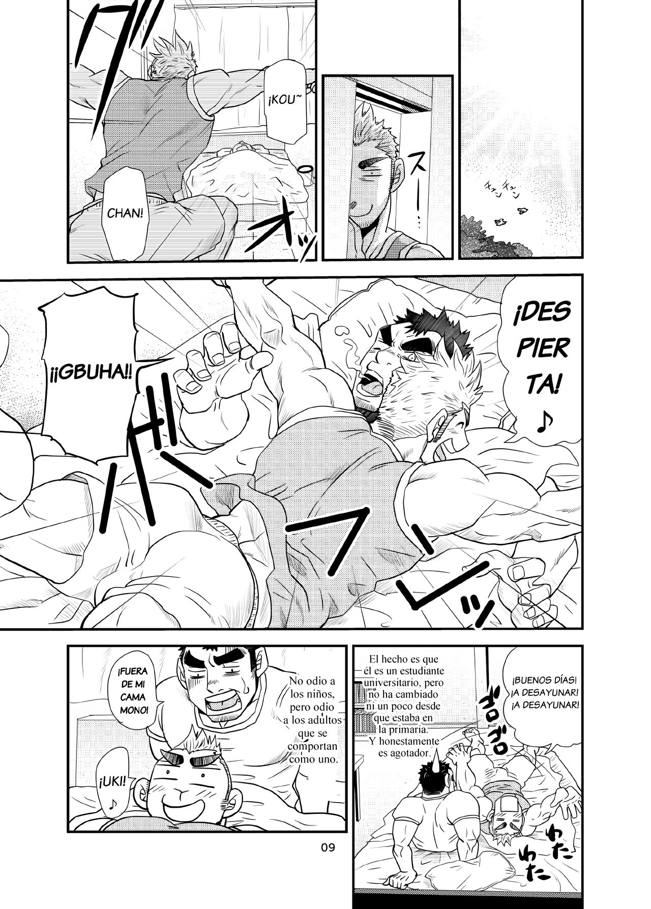 Oi Oji!! ~Oi ga Tawawa ni Minottaseide~ | ~Nephew and Old man!~ page 9 full