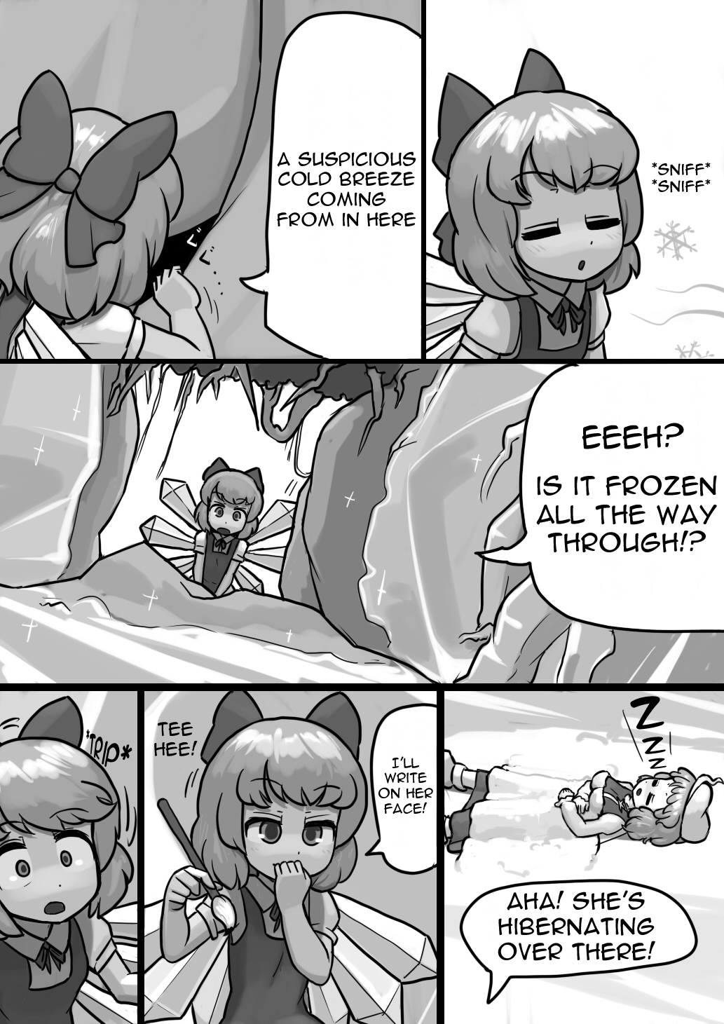 Chinko Cirno x Futsuu Letty no Suikan Manga page 3 full