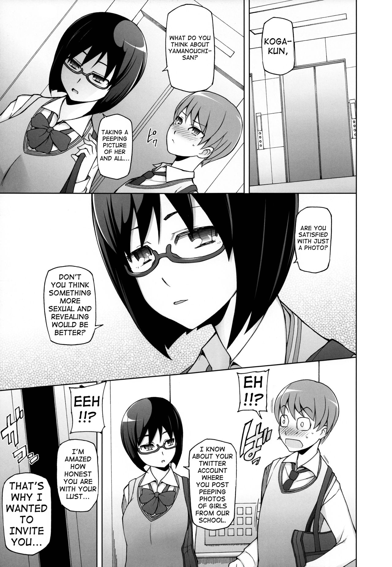 Lustful Flowers Toumei na Kanojo wa, Yoru ni Saku Hana. page 8 full