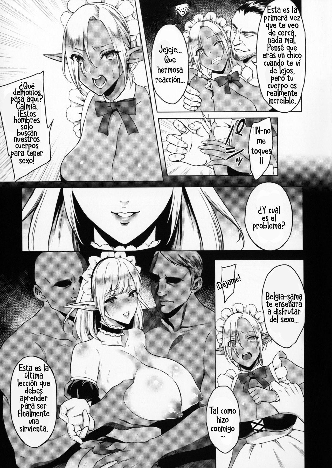Reizoku Elf Maid + C91 Kaijou Genteibon | Elf Maid Slaves page 8 full