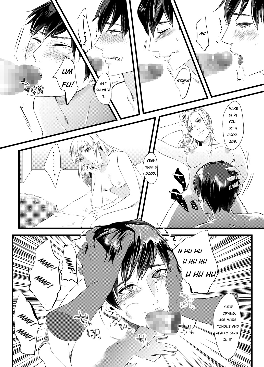 Immoral Yuri Heaven ~The Husband is made female and trained while his wife is bed by a woman~ page 9 full