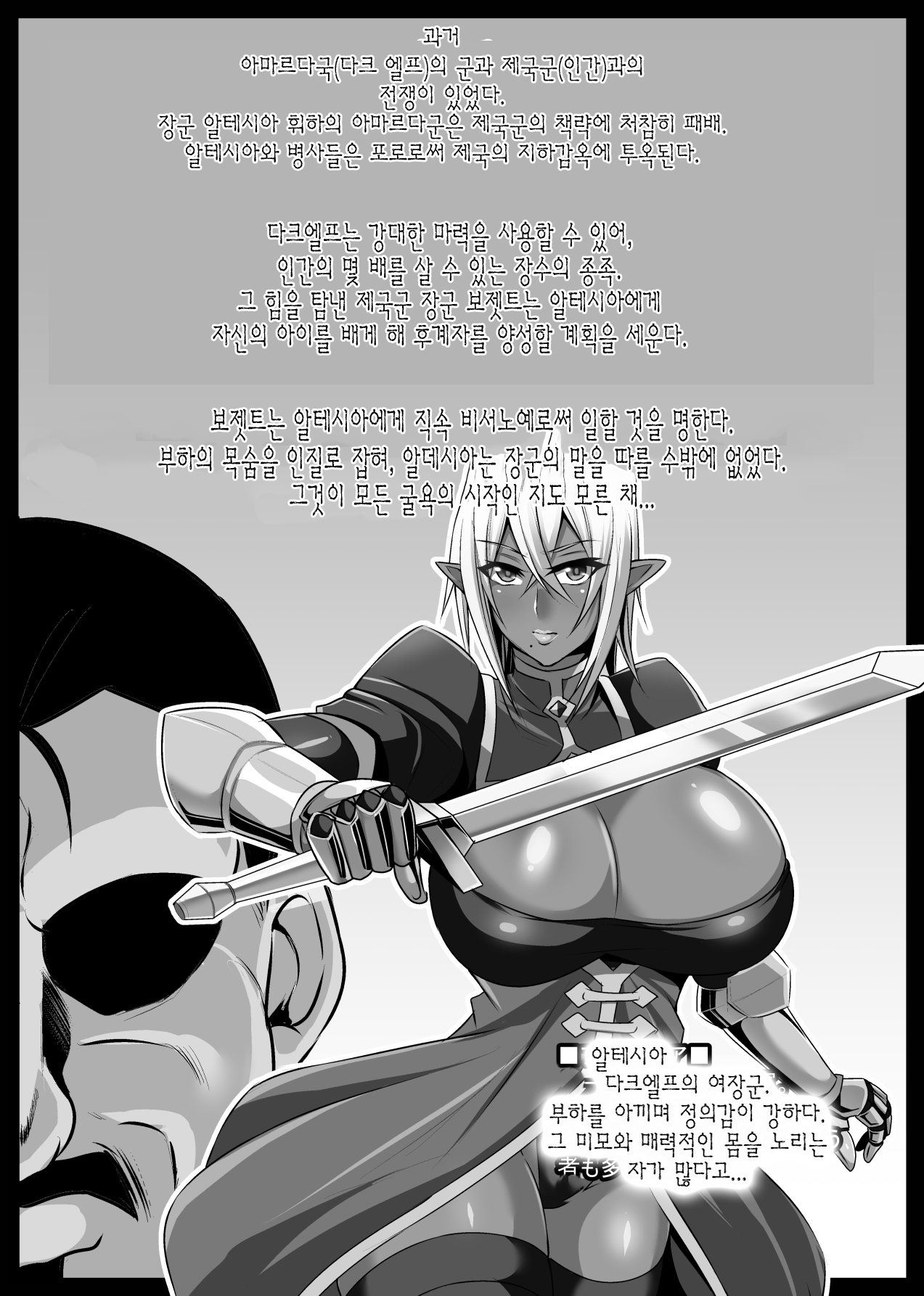 Onna Shougun Artesia - Dark Elf Haramase Choukyou Kiroku page 2 full
