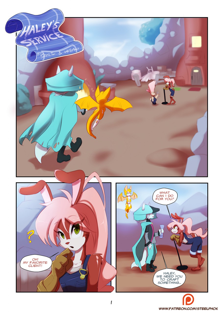 Haley's Service page 1 full