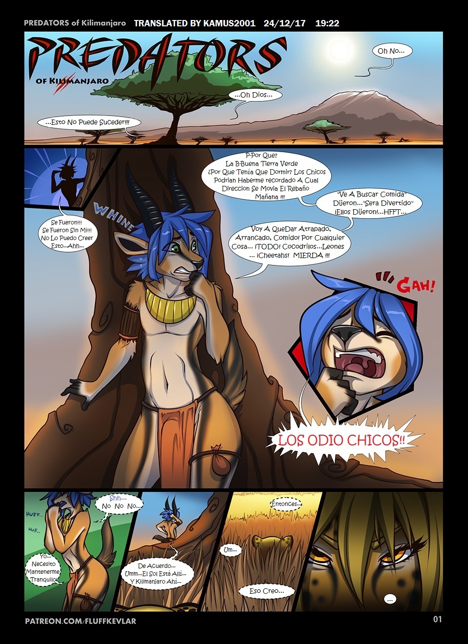 Predators Of Kilimanjaro page 1 full