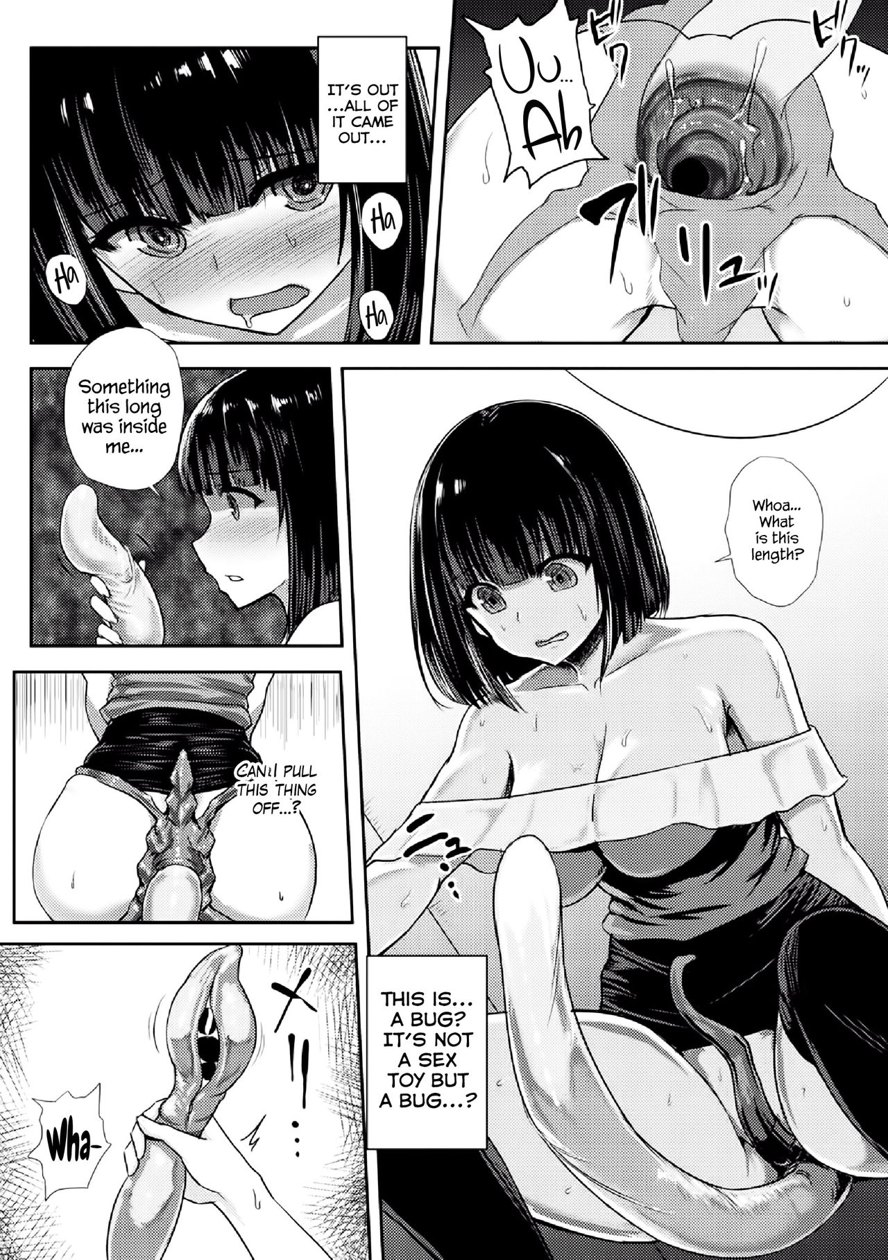 alien vs joshidaisei ~shiri no ana kara umareshi mono~ | Alien vs. College girl ~what's born form one's anus~   =White Symphony= page 10 full