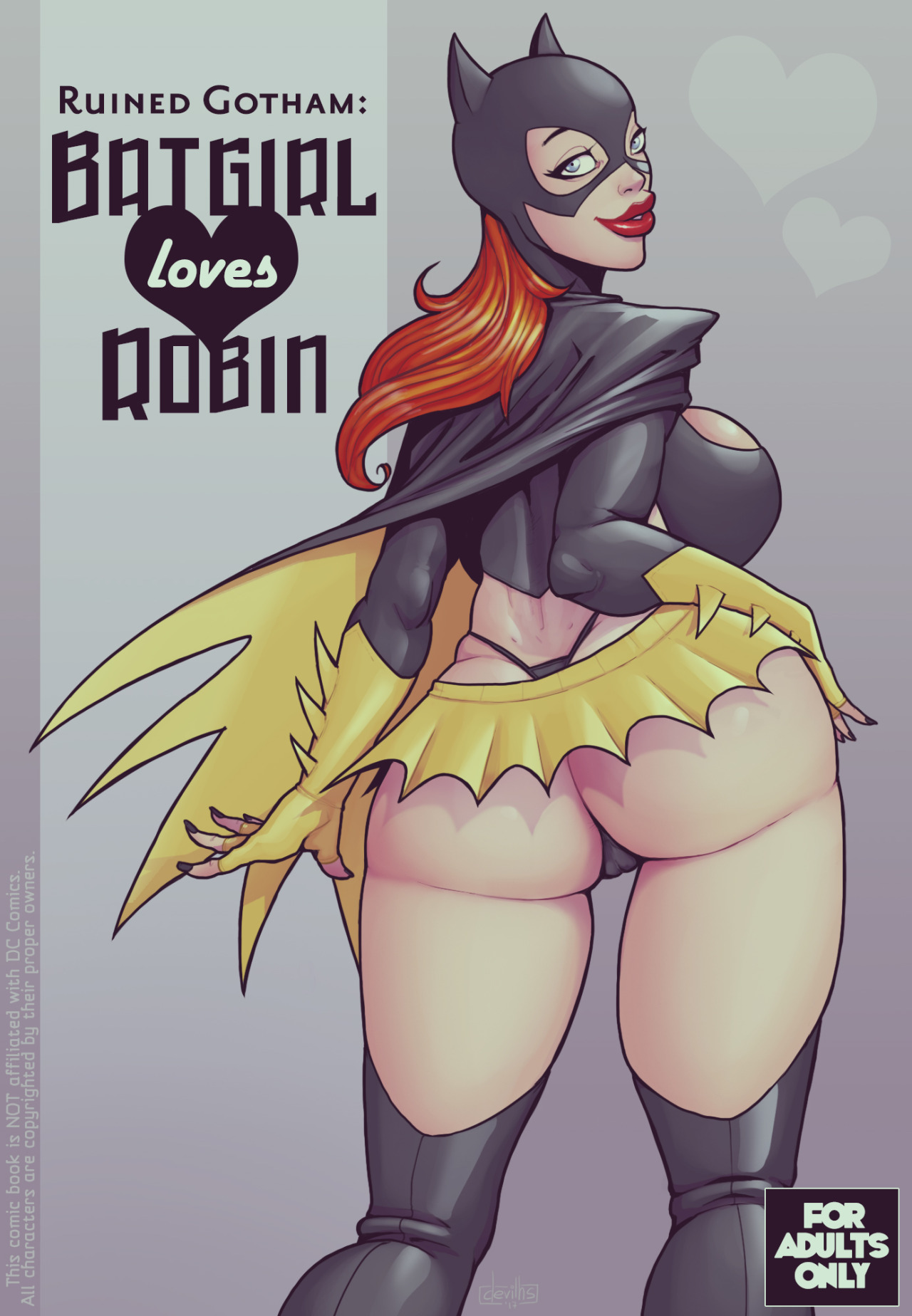Ruined Gotham: Batgirl loves Robin page 1 full