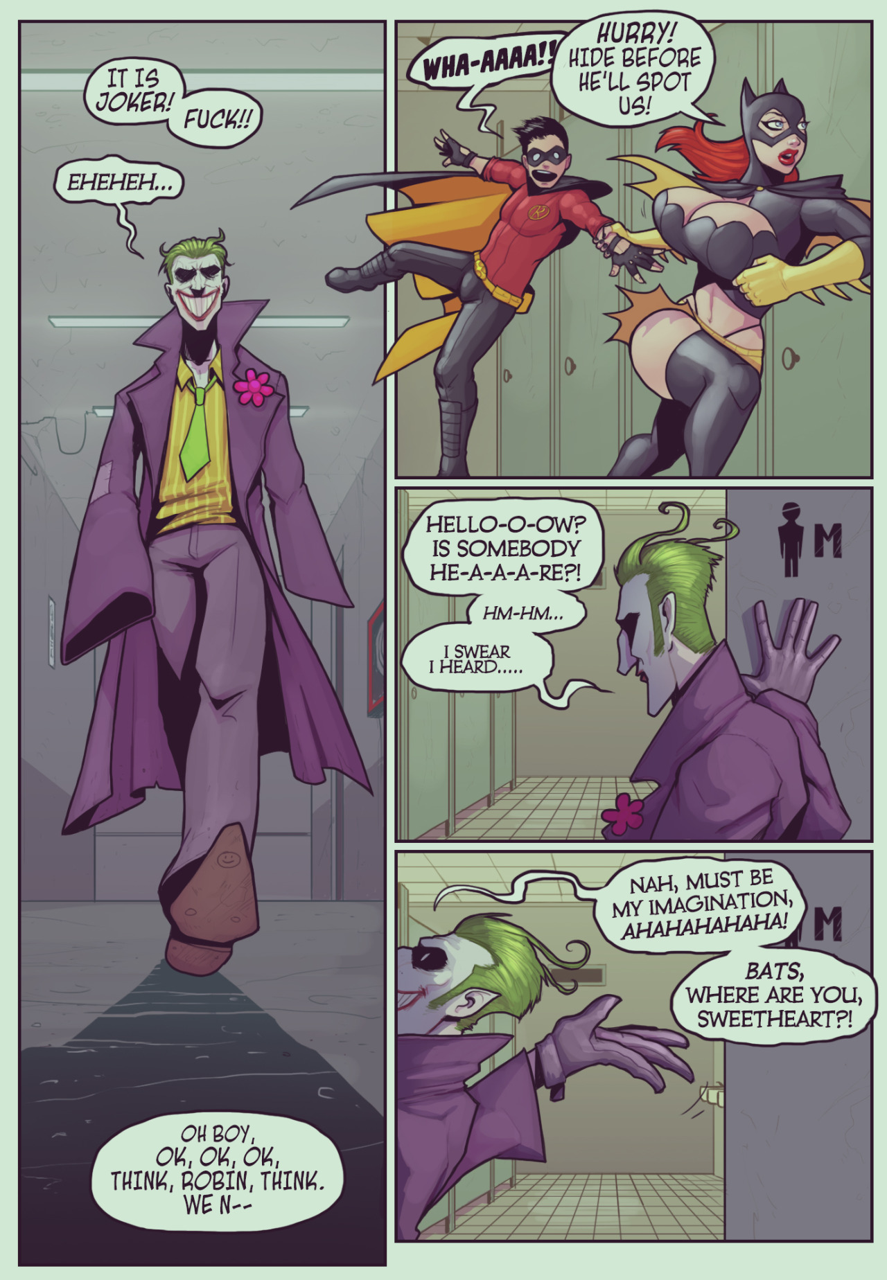 Ruined Gotham: Batgirl loves Robin page 4 full