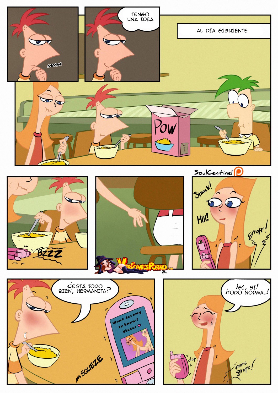 COMIC Phineas Revenge Spanish page 3 full