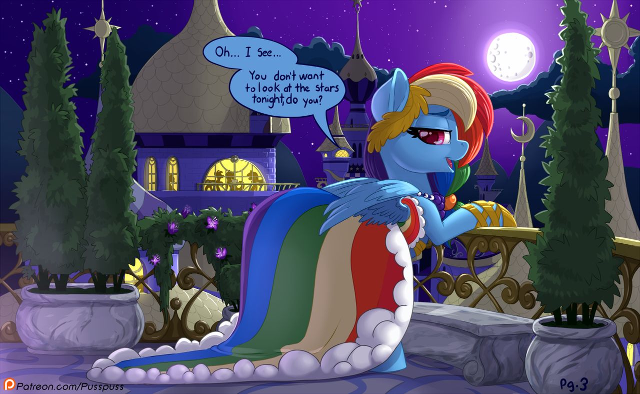 Rainbow Dash and You Attend the Gala page 3 full