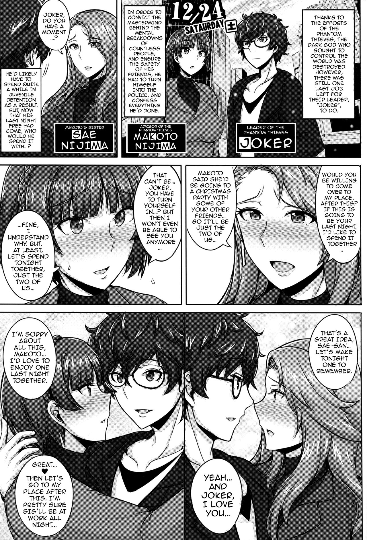 Niijima Shimai no Christmas | Christmas with the Niijima Sisters page 2 full