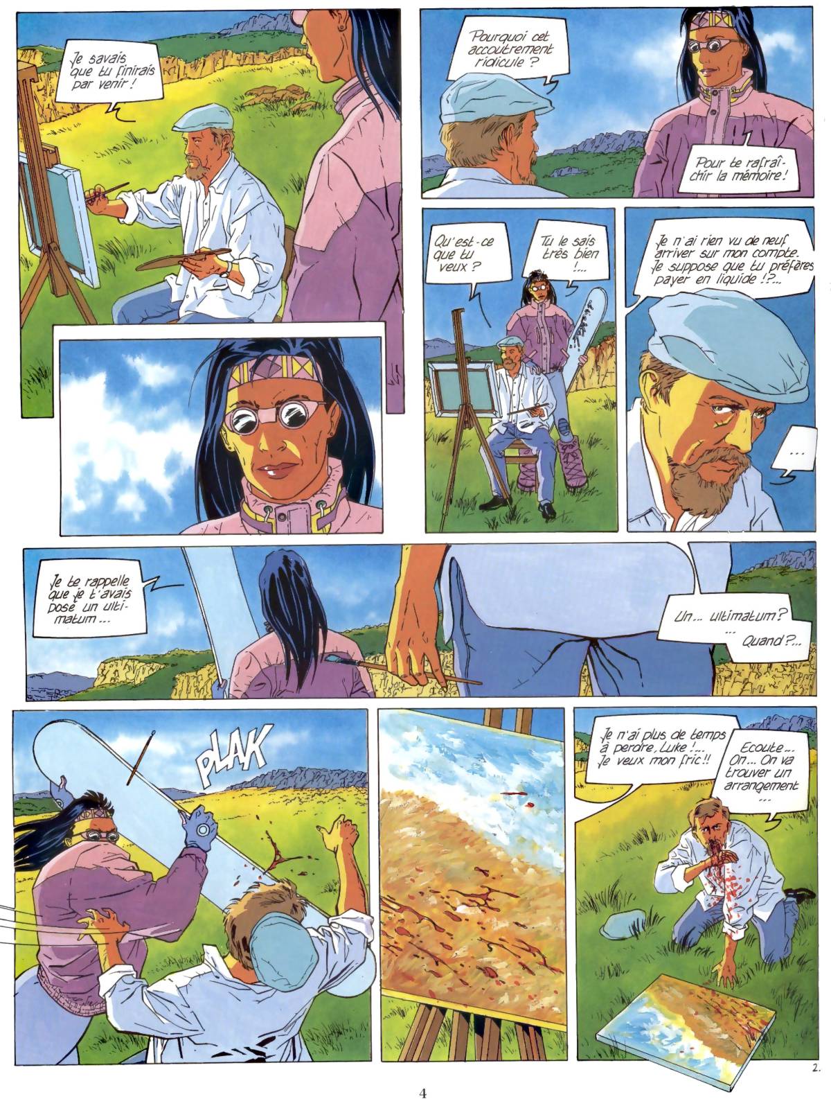 Bleu Lézard - 03 - Fleurs de sang page 4 full