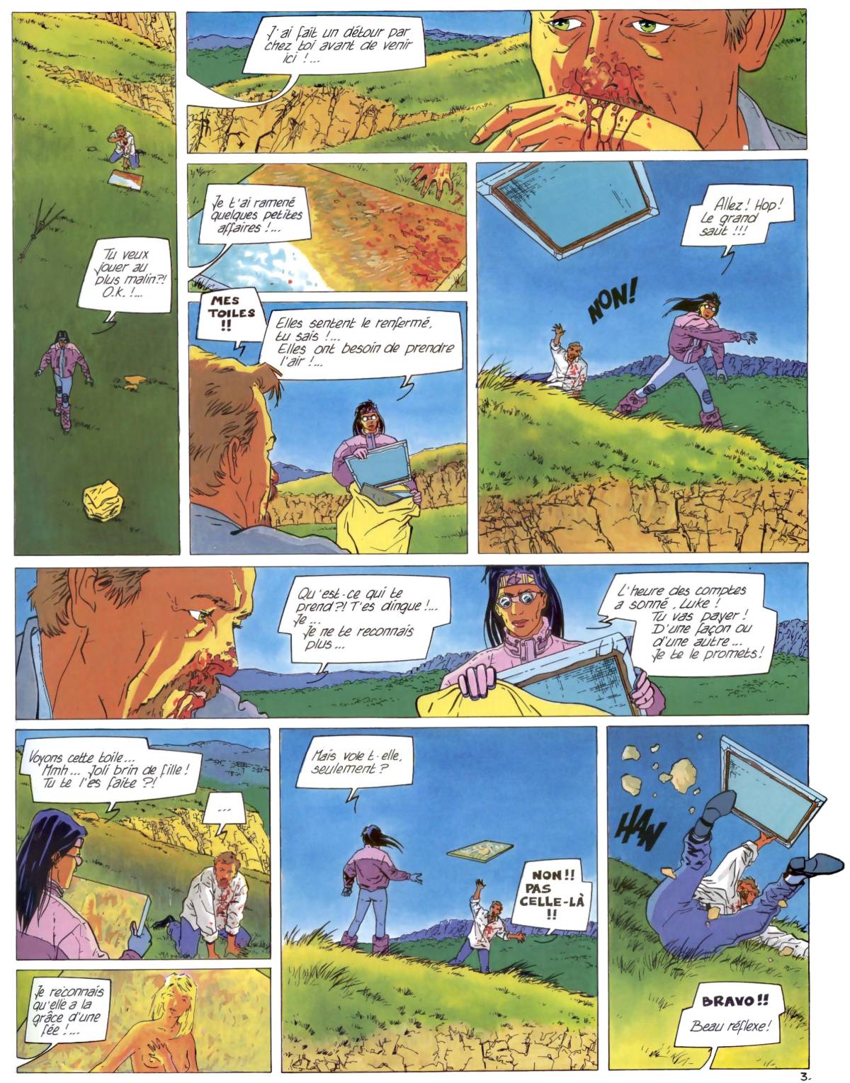 Bleu Lézard - 03 - Fleurs de sang page 5 full