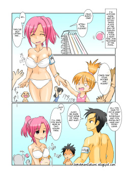 Futanari Pool Kyoushitsu ~Tanshou Houkei de Yagai Roshutsu Comic~ | Futanari Pool Classroom