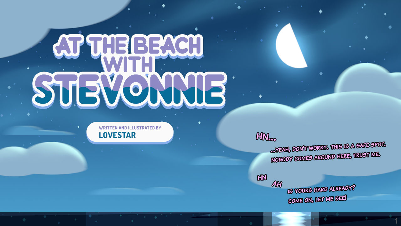 At the Beach With Stevonnie page 1 full