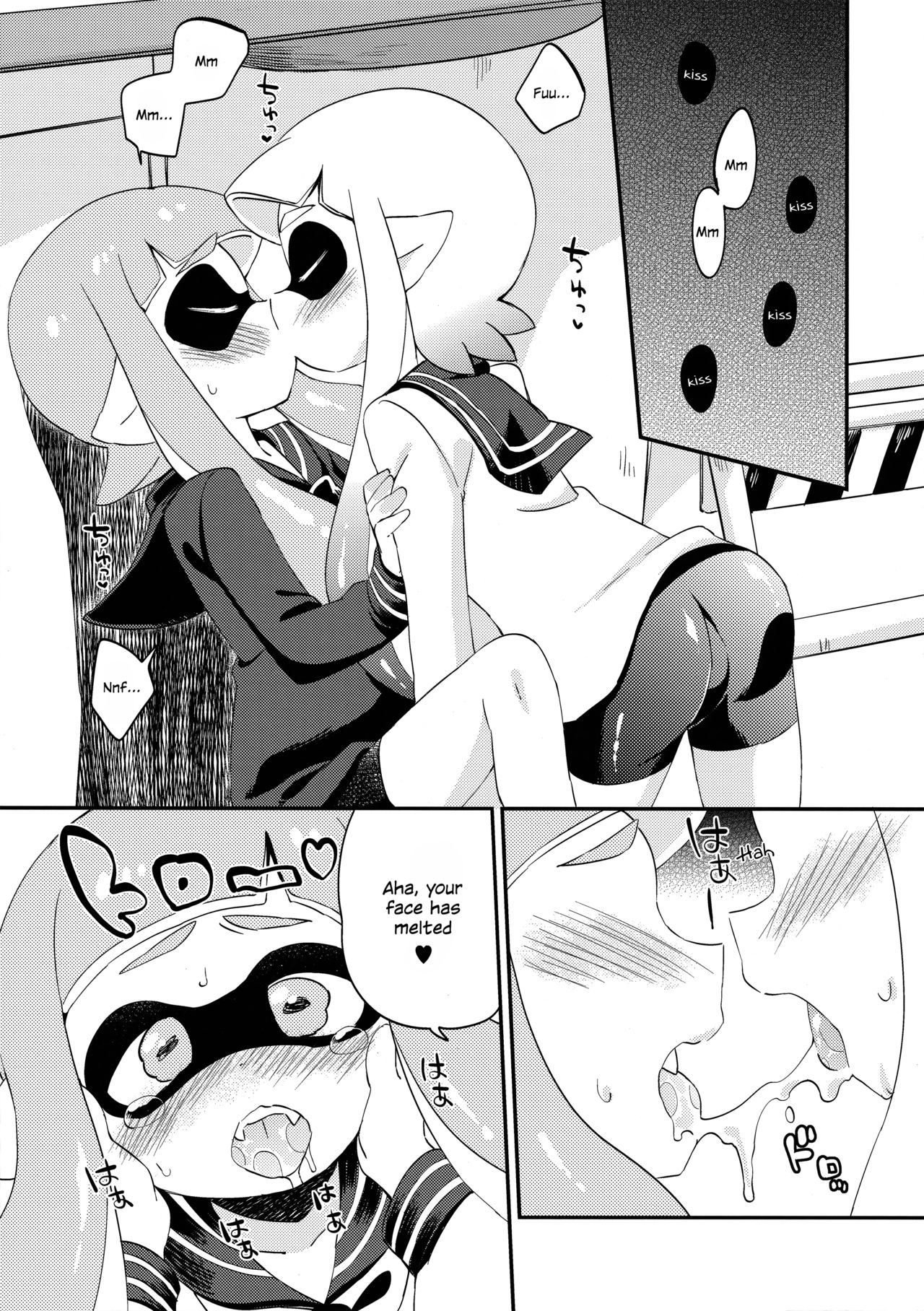 Yuri Ika Gachi♥cchi - Lemon to Milk | Super Lewd Yuri Squids - Lemon and Milk page 10 full