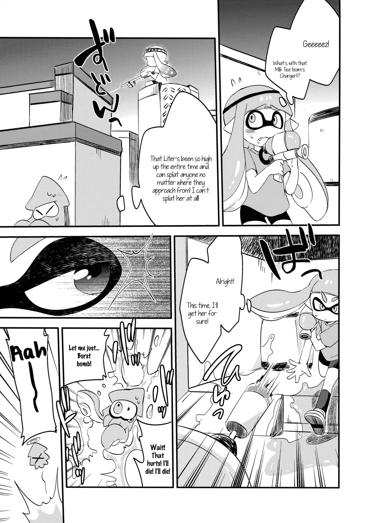 Yuri Ika Gachi♥cchi - Lemon to Milk | Super Lewd Yuri Squids - Lemon and Milk page 2 full