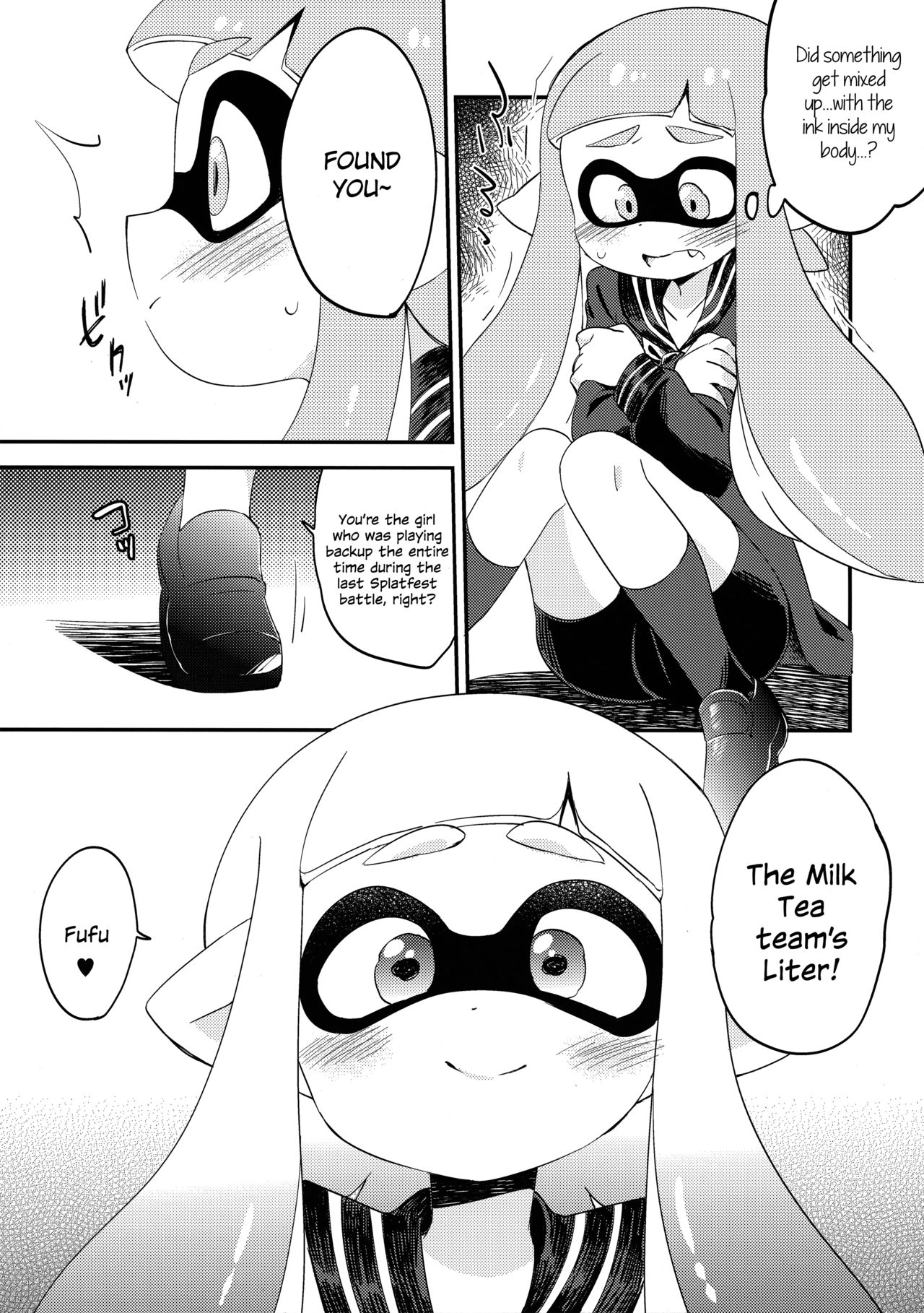 Yuri Ika Gachi♥cchi - Lemon to Milk | Super Lewd Yuri Squids - Lemon and Milk page 4 full