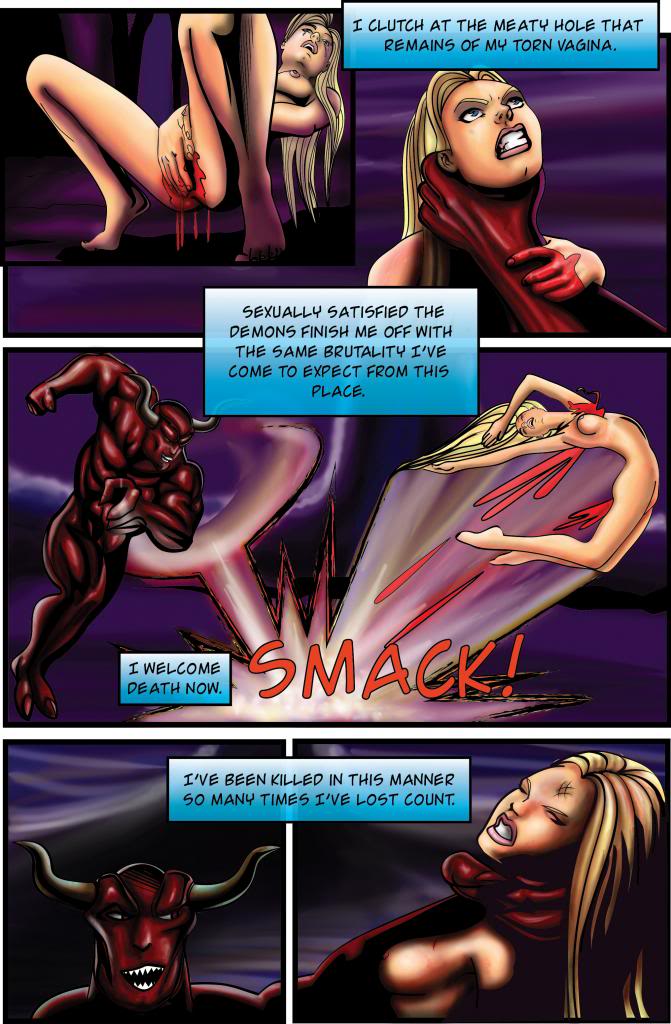 Supergirl: Exile on the demon planet torhn page 8 full