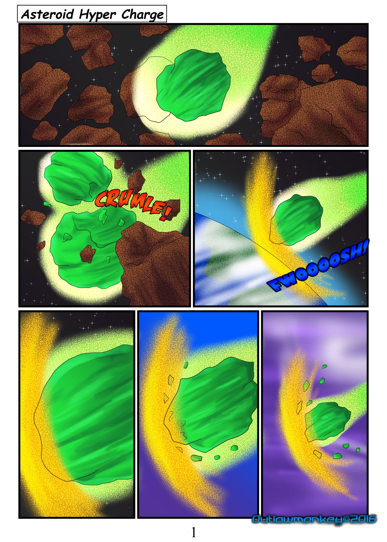 Asteroid Hyper Charge page 1 full