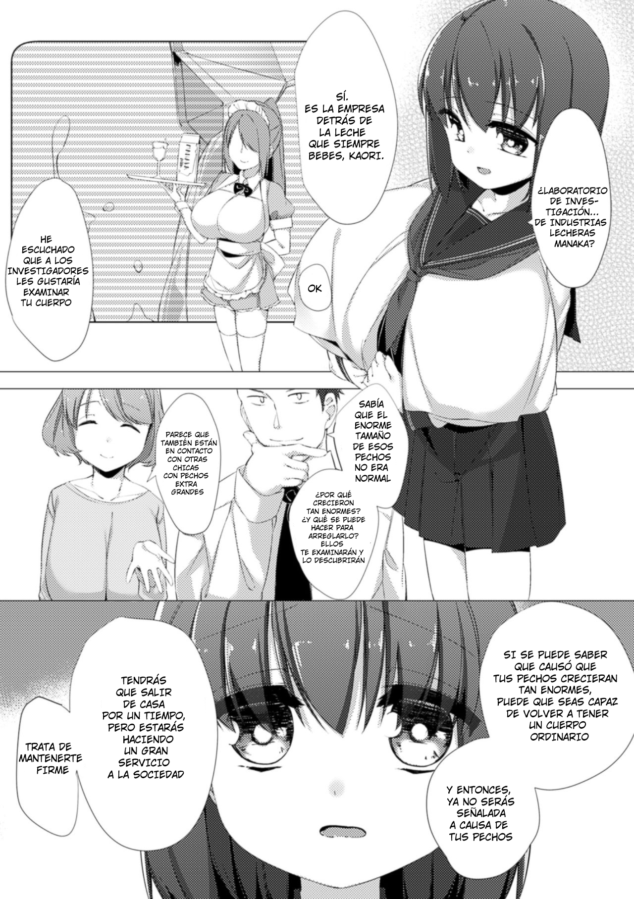 Nyuugyuu Shoujo Kaori | La chica vaca lechera Kaori Ch. 1 page 3 full