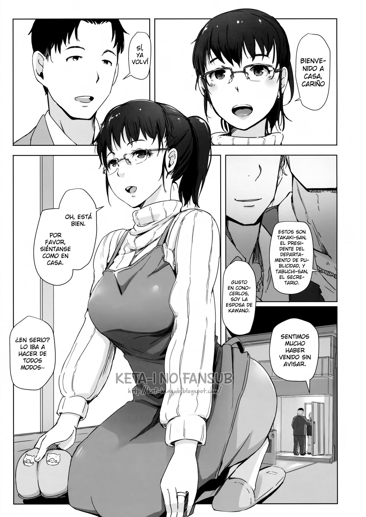Tsuma to Charao ga Kieta NTR Bedroom | Mi esposa y un playboy dentro del dormitorio del Netorare   =Keta-I no Fansub= page 2 full