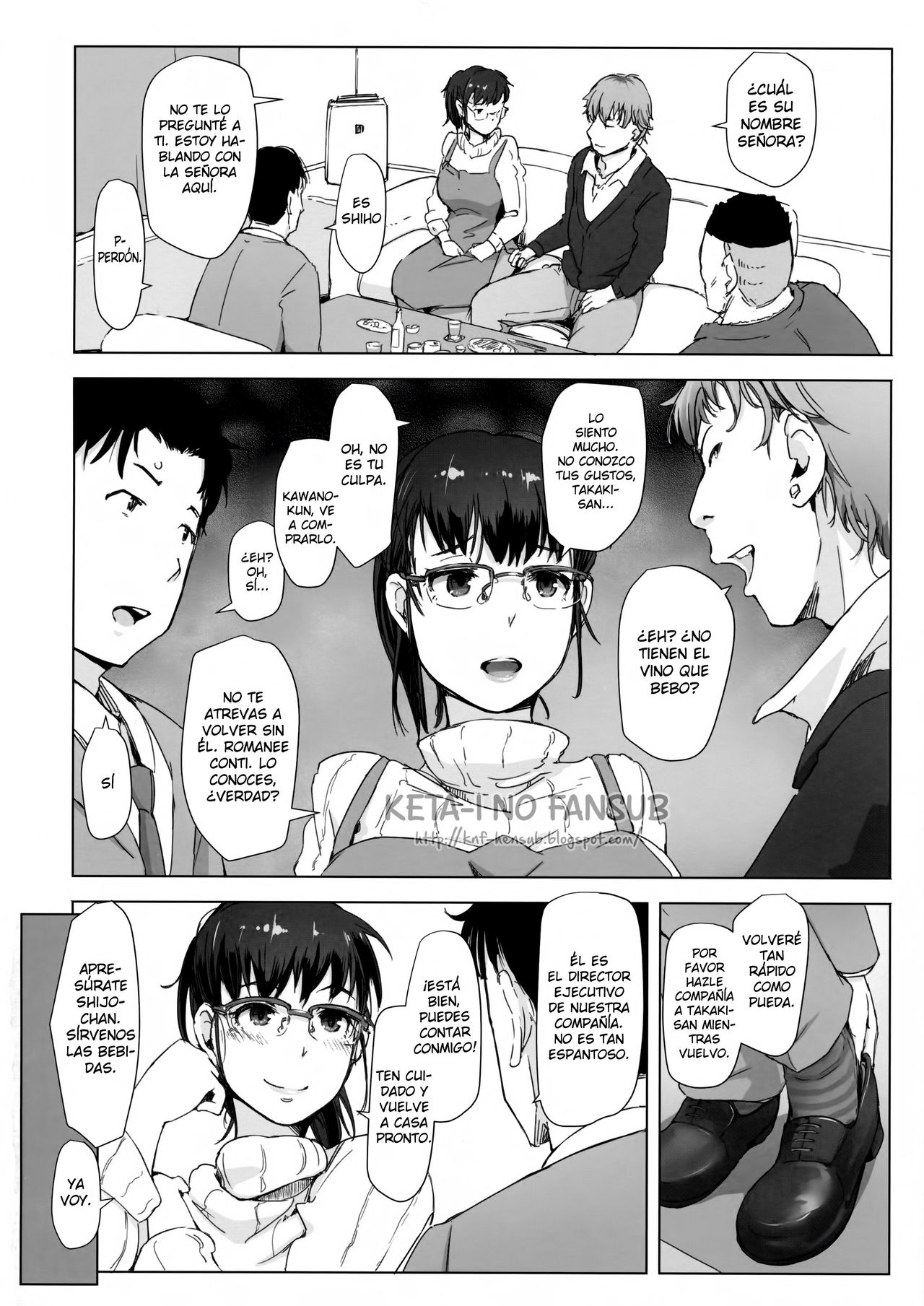 Tsuma to Charao ga Kieta NTR Bedroom | Mi esposa y un playboy dentro del dormitorio del Netorare   =Keta-I no Fansub= page 3 full