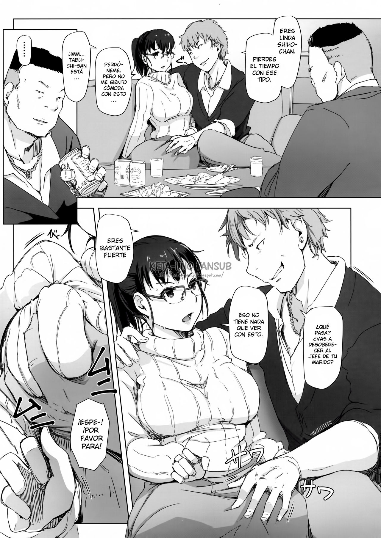 Tsuma to Charao ga Kieta NTR Bedroom | Mi esposa y un playboy dentro del dormitorio del Netorare   =Keta-I no Fansub= page 4 full