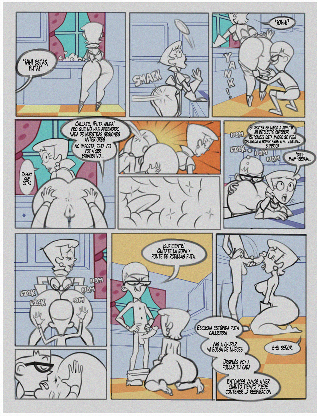 MandarkXDexter’s Mom short comic page 1 full