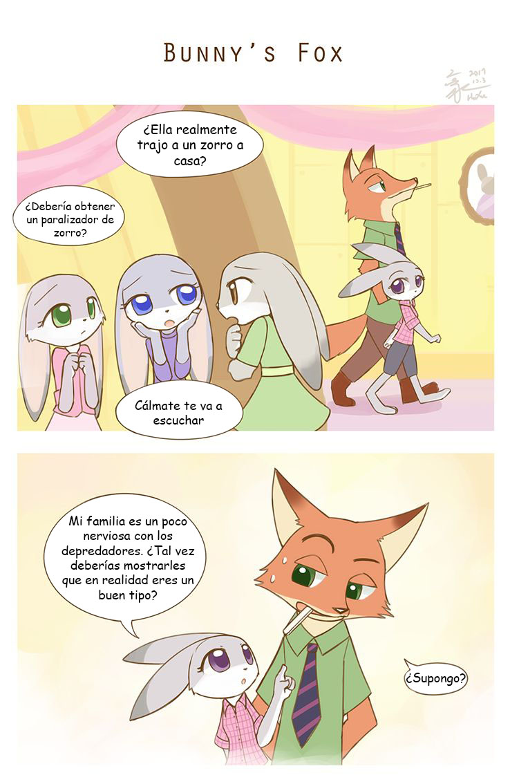 A bunny's Fox page 1 full