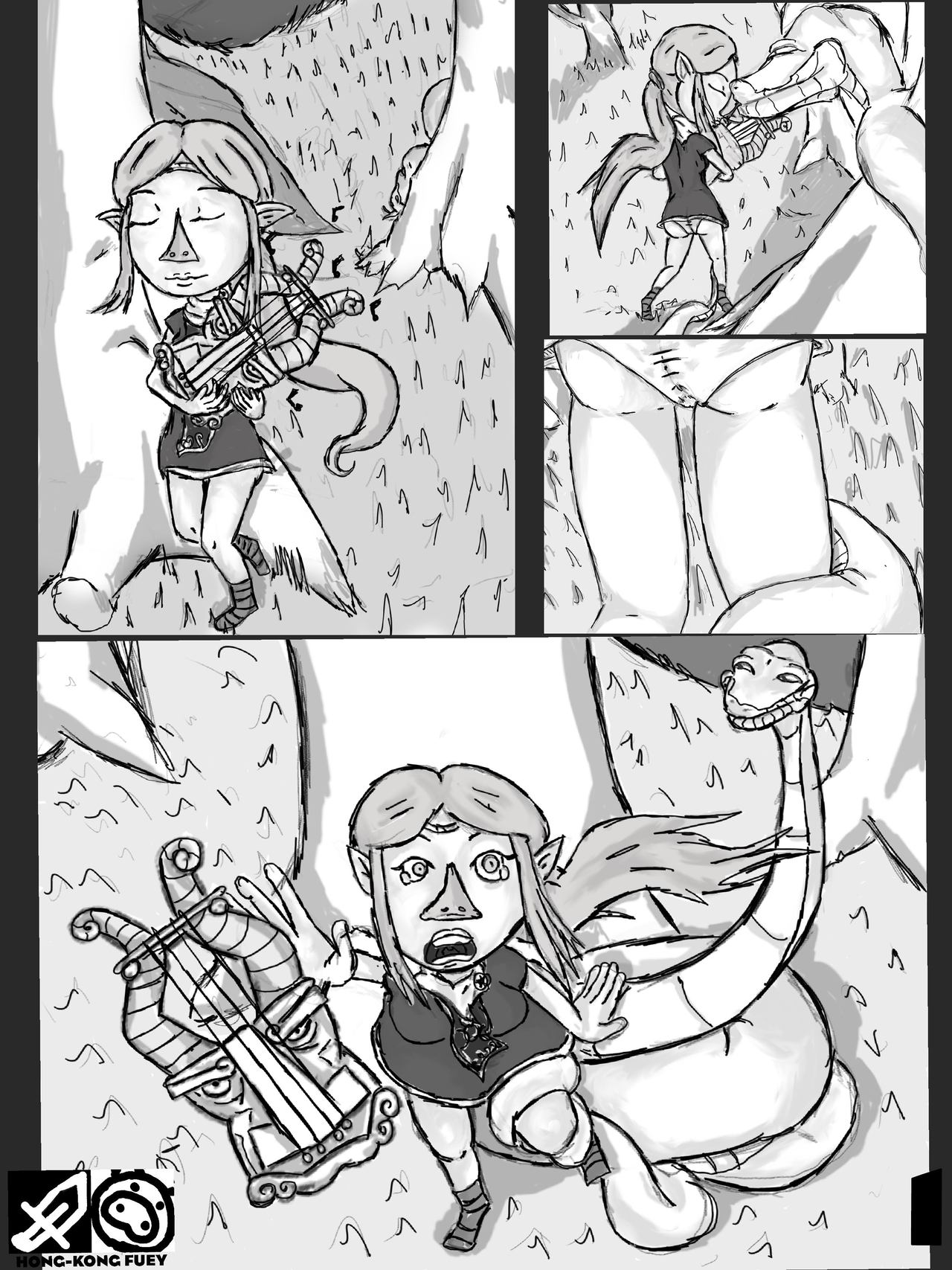 Medli and the Snake page 1 full