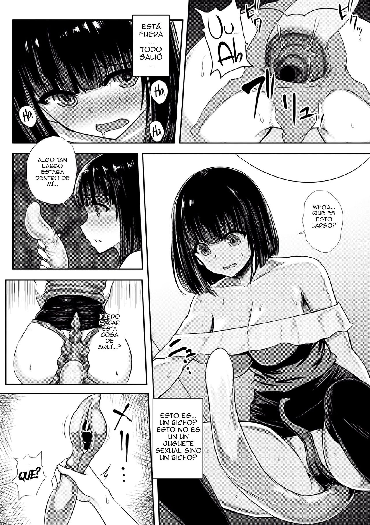 Alien vs Joshidaisei ~Shiri no Ana kara Umareshi Mono~ | Alien vs. College Girl ~Lo que Nace de un Ano~ page 10 full