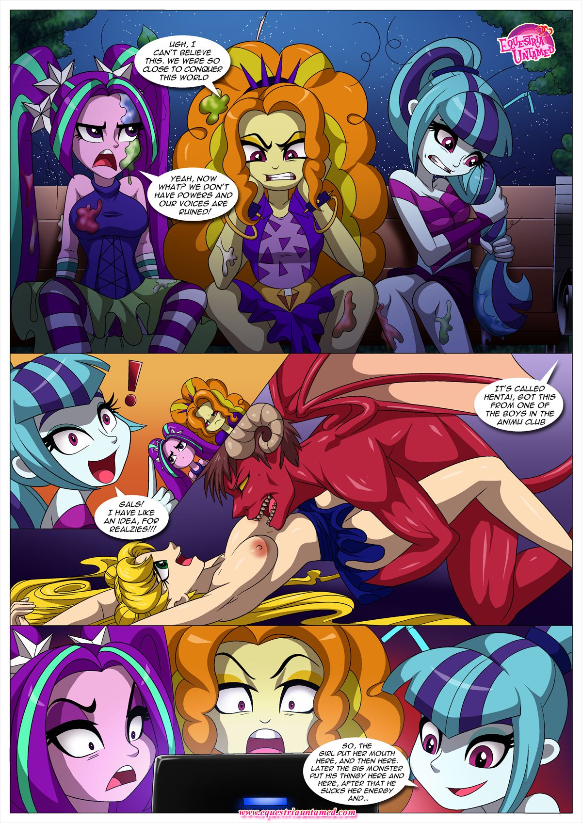 Порно Equestria Girls Комикс